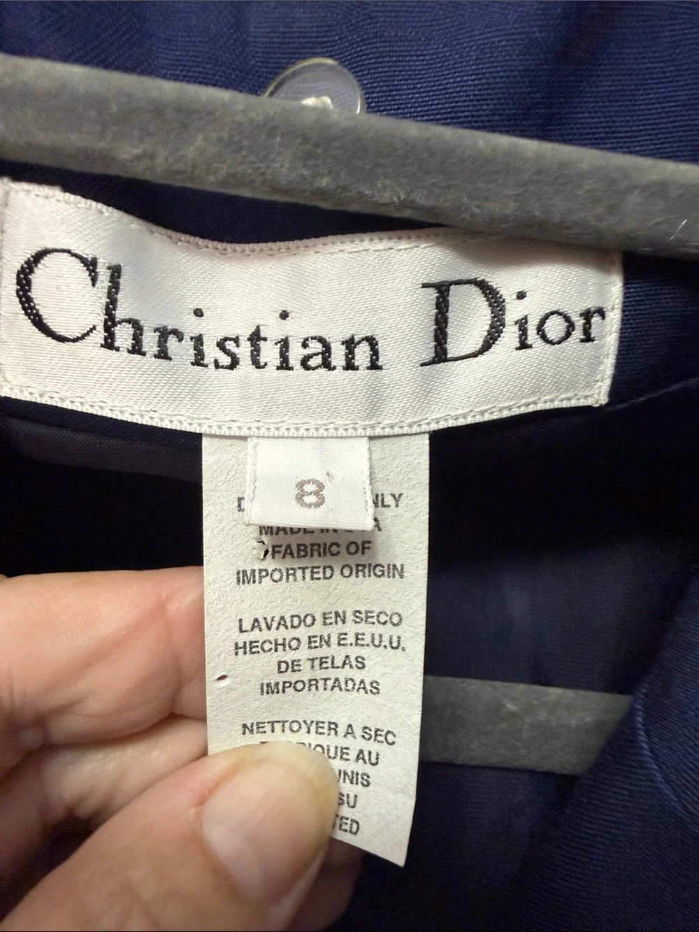 Christian Dior Vintage Blazer Size 8 Perfect Condition